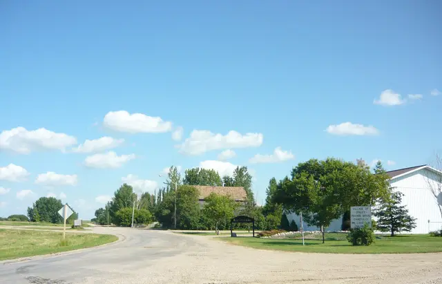 Intersection of First Street and Disley Access Road